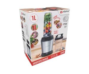 alpina Smoothie Machine with Cup 1200 W Silver