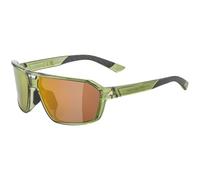ALPINA Swift Stylish Sunglasses for Adults, Green-Transparent Gloss
