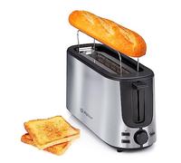 alpina Toaster - Defrost Function - 7 Tan Levels - 230V - Stainless Steel - 1000W - Silver