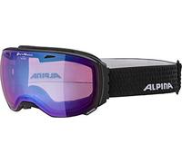 ALPINA Unisex - Adult, BIG HORN QVM ski goggles, black matt, One Size