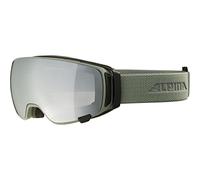ALPINA Unisex - Adult, DOUBLE JACK MAG Q ski goggles, moongrey, One Size