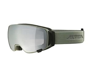 ALPINA Unisex - Adult, DOUBLE JACK MAG Q ski goggles, moongrey, One Size