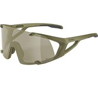 ALPINA Unisex - Adult, Hawkeye Q-LITE Sports Glasses, Olive matt, One Size
