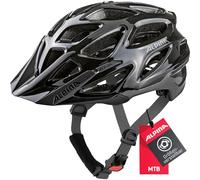 ALPINA Unisex - Adult, MYTHOS 3.0 cycling helmet, black-anthracite, 57-62 cm