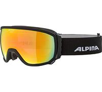 ALPINA Unisex - Adult, SCARABEO QMM Sph. ski goggles, black matt, One Size