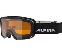 ALPINA Unisex - Adult, SCARABEO S DH ski goggles, black, One Size