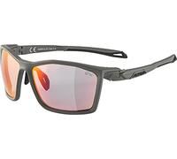 ALPINA Unisex - Adult, TWIST FIVE QV sports glasses, moon-grey matt, One Size
