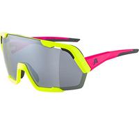ALPINA Unisex - Adults, ROCKET BOLD sports glasses, neon-pink yellow matt/black, One Size