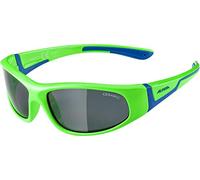 ALPINA Unisex - Children, FLEXXY KIDS sunglasses, neon-green-blue, One Size