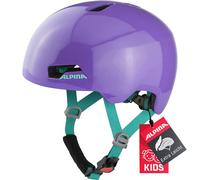ALPINA Unisex - Children, HACKNEY cycling helmet, purple gloss, 47-51 cm