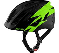 ALPINA Unisex - Children, PICO cycling helmet, black-green gloss, 50-55 cm