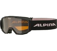 ALPINA Unisex - Children, PINEY ski goggles, black-rose, One Size