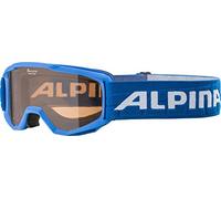 ALPINA Unisex - Children, PINEY ski goggles, blue, One Size