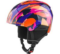 ALPINA Unisex - Children, PIZI ski helmet, pink-orange blue gloss, 51-55 cm