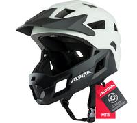 ALPINA Unisex - Children, RUPI cycling helmet, off-white matt, 50-55 cm