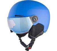 ALPINA Unisex - Children, ZUPO VISOR Q-LITE ski helmet, blue matt, 54-58 cm