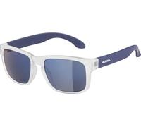 ALPINA Unisex Kids Mitzo Sunglasses, Blue-Transparent Matt, One Size, Blue-transparent matte, One Size