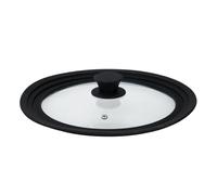 alpina Universal Glass Lid with Silicone Rim - for 24cm/26cm/28cm Pans