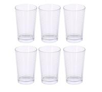alpina Water Glasses - Drinking Glasses Set - Glasses Set of 6 - Dishwasher Safe - 220 ml