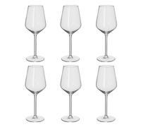 alpina White Wine Glasses - 6 Pieces White Wine Glasses - Wine Glass 37cl - Wine Glasses Set - Gift for Women, Girlfriend or Mum - Housewarming Gift - Glass