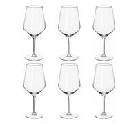 alpina Wine Glasses Red Wine - 6 Pieces Red Wine Glasses - Wine Glass 53cl - Wine Glass Set - Glass Set for Dinner - Wine Glasses - Clear Glass