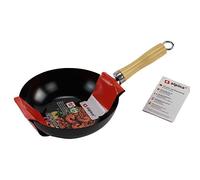 alpina Wok Pan, PFOA-Free, Diameter 20 cm, Non-Stick Ceramic/Halogen/Gas/Electric, Black
