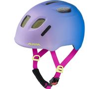 ALPINA XIMO 2 L.E. (matte) - Lightweight and safe bike helmet for children with optional LED - fading purple matt - 45-49