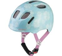 ALPINA XIMO 2 - Lightweight and safe bike helmet for children with optional LED - aqua-rose flower gloss - 45-49