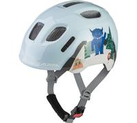 ALPINA XIMO 2 - Lightweight and safe bike helmet for children with optional LED - mountain monster gloss - 47-51