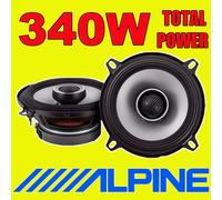 Alpine 2 Way 5.25" 13cm Coaxial Car Van Door Speakers S2-S50 340W Total Power