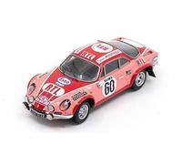 Alpine A110 1800 #60 Rally Monte Carlo 1972 P.Moss / Carlsson / E.Crellin Model