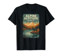 Alpine Altitude Shirt Moose Lake Mountain 12000 Foot Colo T-Shirt