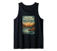 Alpine Altitude Shirt Moose Lake Mountain 12000 Foot Colo Tank Top