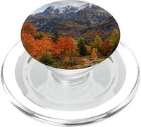 Alpine Autumn Valley Mountain Peaks Scenic Landscape PopSockets PopGrip for MagSafe