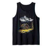 Alpine Cabin Rustic Tank Top