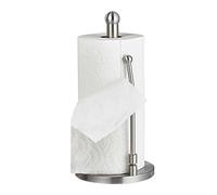 Alpine Countertop Paper Towel Holder - Stainless Steel Kitchen Napkin Roll Dispenser Stand for Home, Office, Bathroom (Steel-Lite)