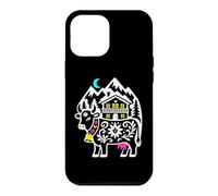 Alpine Cow Mountain Chalet Folk Art Case for iPhone 12 Pro Max