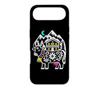 Alpine Cow Mountain Chalet Folk Art Case for iPhone Air