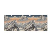 Alpine Dawn Prints Extra Large Mouse Pad 12x31.5in for Office, Gaming, and Learning - Durable, Comfortable, and Environmentally Friendly