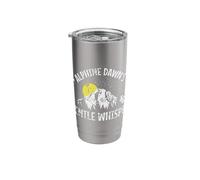 Alpine Dawn's Gentle Whisper Stainless Steel Insulated Tumbler