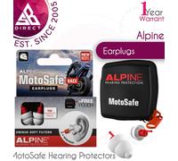 Alpine EarPlugs MotoSafe Race Motorcycle Hearing Protection│Soft Fillters│1 Pair