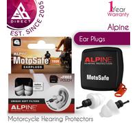 Alpine EarPlugs MotoSafe Race Motorcycle Hearing Protectors│Soft Fillters│1 Pair