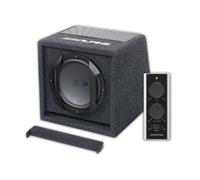 ALPINE SWE-815 8" 20cm 150w AMPLIFIED SUBWOOFER BASS BOX INCLUDING WIRED REMOTE