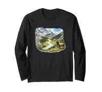 Alpine Elk Wilderness Long Sleeve T-Shirt