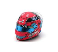 Alpine F1 Esteban Ocon 2023 Special 1:5 Scale Mini Helmet Model, Miami Grand Prix Design, Premium Adult Collectable, 15 cm
