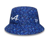 Alpine F1, Official 2026 Merchandise, All Over Print, Tapered Bucket Hat | Sun Hat, Formula 1 Racing Design Structured Brim Unisex Style