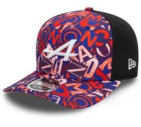 Alpine F1 Monaco 9Fifty Cap Pre Curve Cap Adults - Multicolour/Black