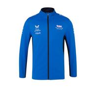 Alpine F1 Team Official Softshell Jacket, Full Zip, Blue, 2025 Collection (UK, Alpha, S, Regular, Regular, Blue)