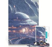 Alpine Galactic Outpost 1000 Piece Teenager Puzzles Cognitive Boost Fun Tight Lock No Loose Pieces Engaging Way to Pass Free Hours (50x75cm)