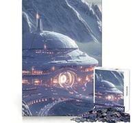Alpine Galactic Outpost Jigsaw 1000 Pieces for Teenagers Cognitive Boost Slow Leisure Tight Lock Thoughtful Xmas (38x26cm)